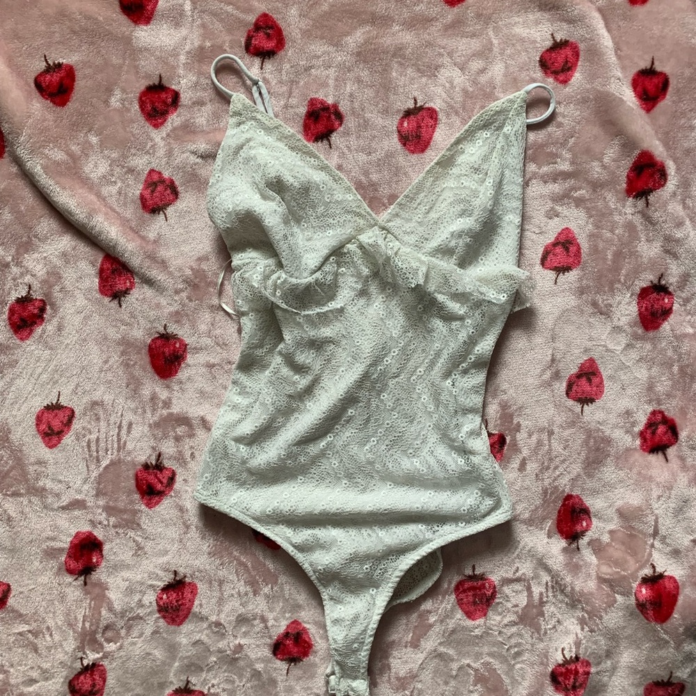 Bershka White Bodysuit